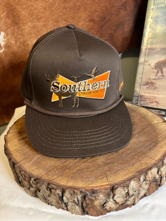 Southern String Hat Co. Other - Southern String Hat Co Duck Hunting Rope Hat | Brown Snapback Outdoor Cap 🦌